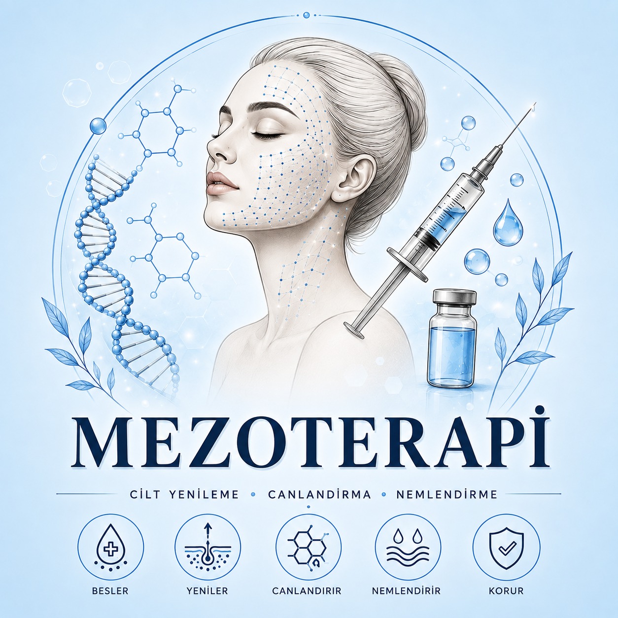 Mezoterapi uygulaması